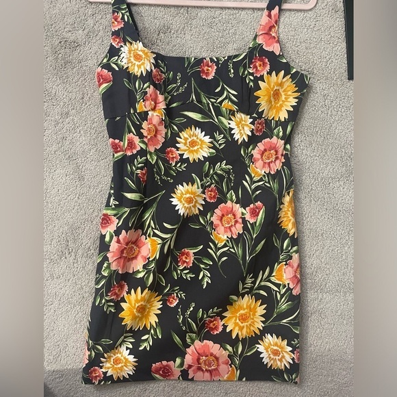 Olivaceous Dresses & Skirts - NWT Olivaceous Floral Cotton Mini Dress, Size Large. Cocktail, wedding, 90s